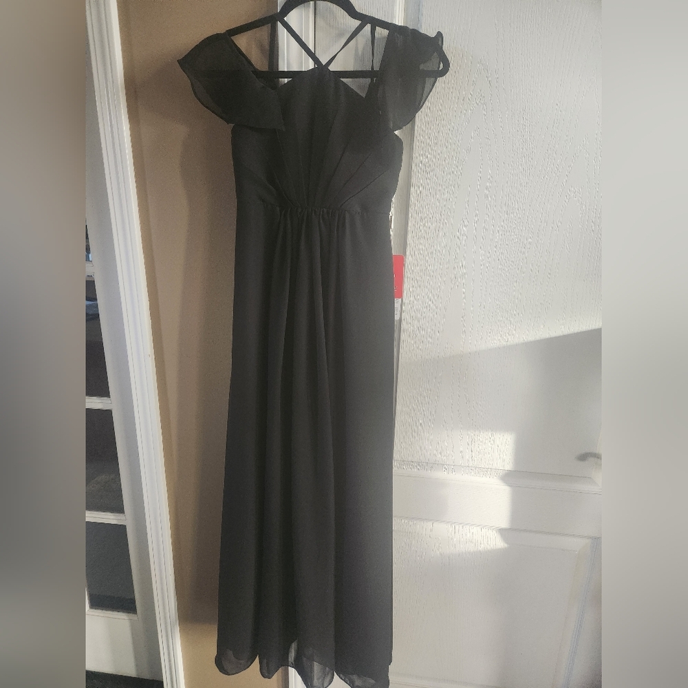 NWT JJ'S House Elegant‎ Black Evening Gown SM